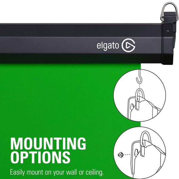 Phông nền xanh lá tách phông treo tường Elgato Green Screen MT