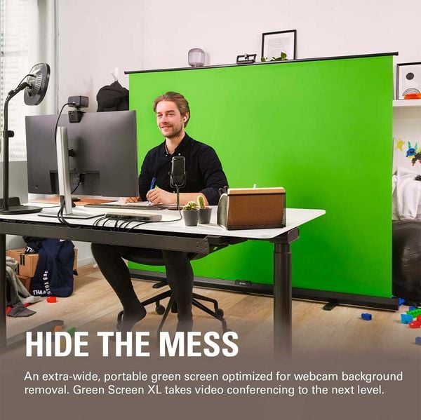 Phông nền xanh lá tách phông di động Elgato Green Screen XL