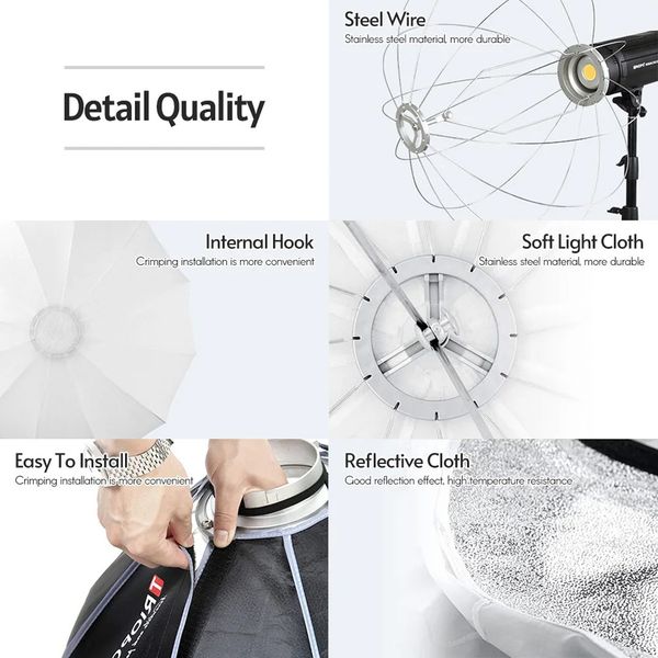 Softbox Cầu Triopo 65cm KQ-65, Softbox cầu chinaball 65cm KQ Triopo