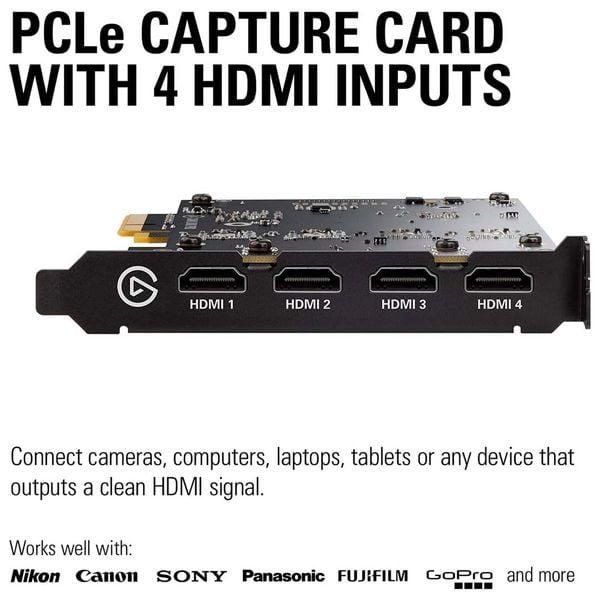 Thiết bị Stream Elgato Camlink Pro 4K (Input 4 HDMI 4K)