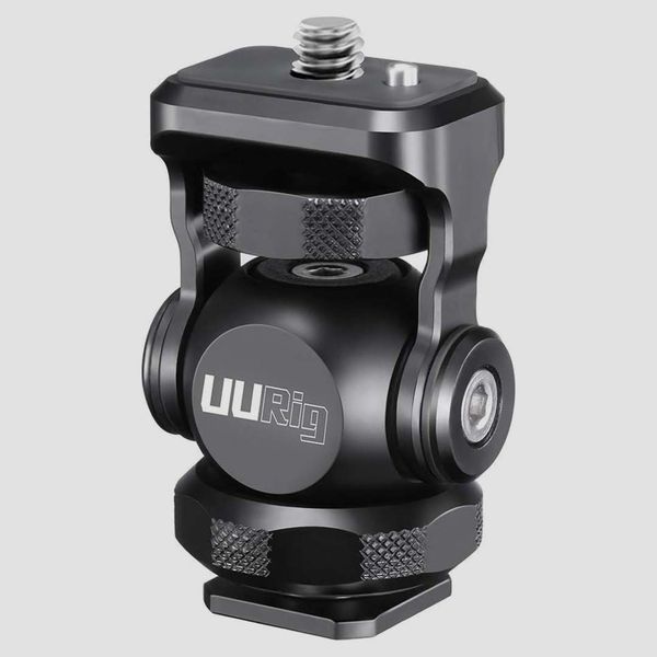 Trục xoay gắn đầu máy ảnh UURig R015 cold shoe monitor bracket