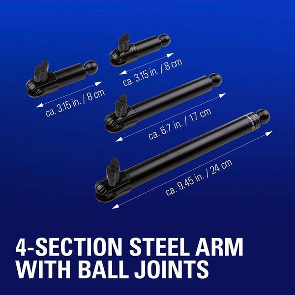 Gậy đỡ Elgato Flex ARM L, chân ARM cho Đèn, Microphone kẹp bàn