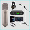 Bộ thu âm: Sound card Motu M2 - Micro thu âm RODE NT1 5TH