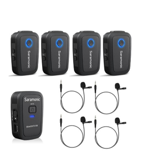 Bộ micro không dây 4 Phát 1 Thu Saramonic