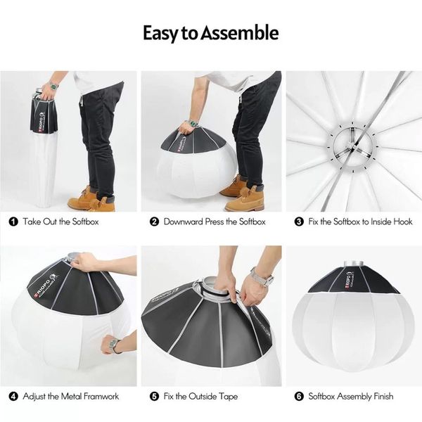 Softbox Cầu Triopo 65cm KQ-65, Softbox cầu chinaball 65cm KQ Triopo