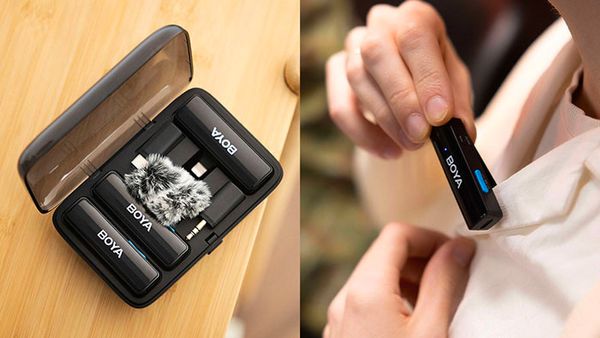 Microphone Boya BOYALINK, Micro thu âm cài áo đa năng