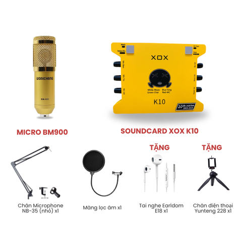 bo-livestream-xox-k10-micro-thu-am-bm900-woaichang