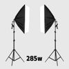 Bộ Kit Studio 2 Đèn E27 - Bóng đèn 285W đổi màu 3200-5500K