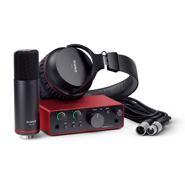 Bộ thu âm mini tại nhà Focusrite Scarlett Solo Studio Pack 4rd (Gen)