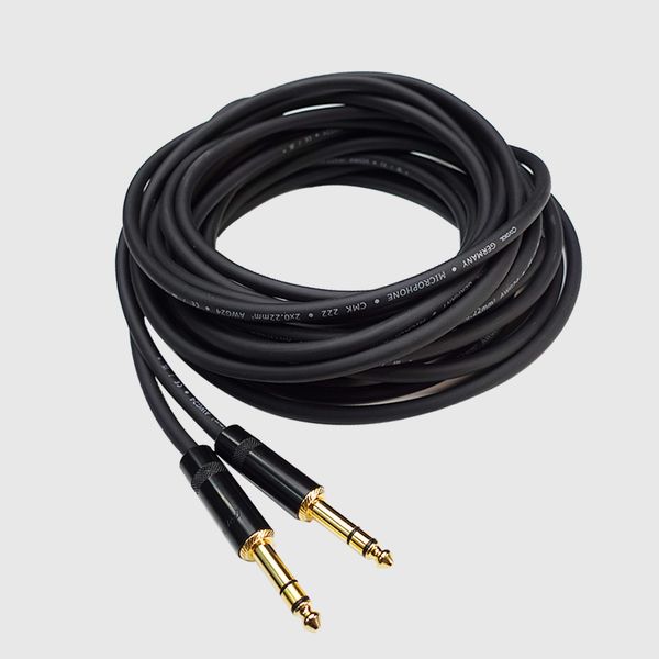 Cáp Loa Kiểm Âm Jack 6.5mm to Jack 6.5mm, Dây loa kiểm âm (2M)