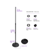 Chân đứng Micro thu âm On-Stage MS7201B Round Base Mic Stand ( Black )