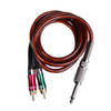 Dây thu âm Nhạc Cụ 2 đầu RCA (Hoa sen) to 6.5mm (2M)