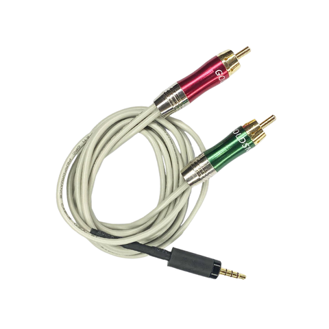 Dây livestream cho amply, 2 đầu bông sen (RCA) ra jack 3.5mm (MONO)