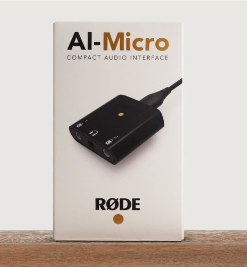 Audio Interface USB Rode AI - Micro hỗ trợ 2 đầu vào TRS/TRRS