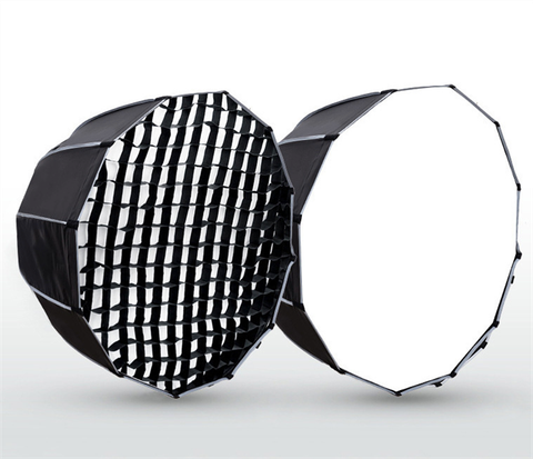 Softbox 90cm tổ ong thao tác nhanh ngàm Bowen kèm lưới