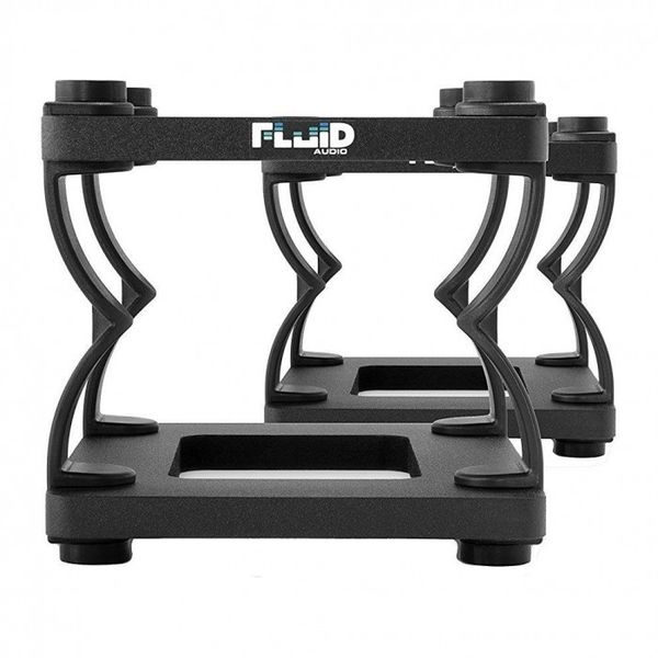 The Fluid Audio DS5 desktop monitor stands