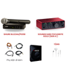 Bộ livestream Micro không dây Focusrite Scarlett Solo (Gen 4) - Shure BLX24A/PG58 (1mic)