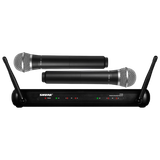 Bộ thu và phát kèm micro không dây Shure SVX288/PG58 - Micro không dây cầm tay (2mic)