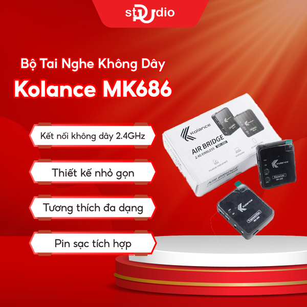 Bộ tai nghe không dây Kolance MK686