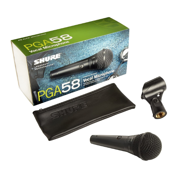 Micro karaoke Shure PGA58-LC Cardiod Dynamic