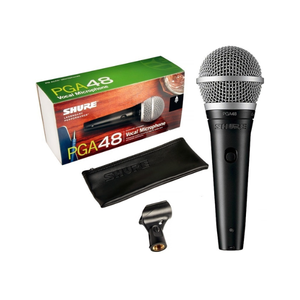 Micro có dây Shure PGA48-QTR Cardiod Dynamic + XLR