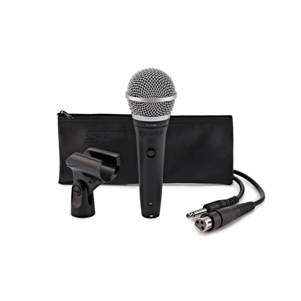 Micro có dây Shure PGA48-QTR Cardiod Dynamic + XLR