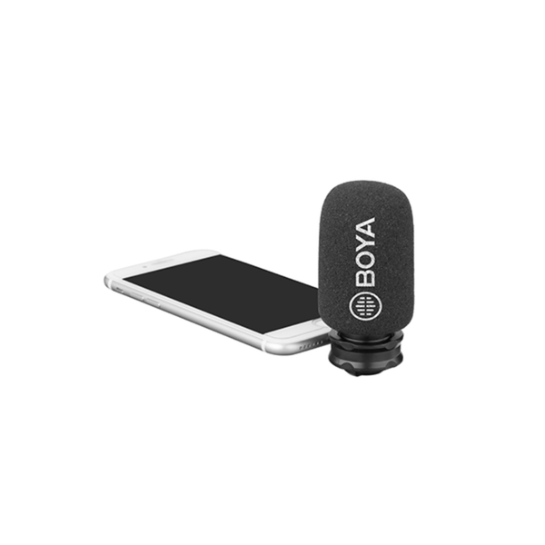 Micro thu âm Boya BY-DM200 - Micro gắn điện thoại Iphone, Ipad