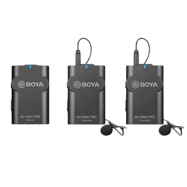 Micro thu âm Boya BY-WM4 Pro K2 - Micro cài áo không dây (2mic)