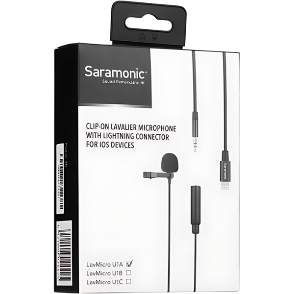 Micro thu âm Saramonic Lavmicro U1A - Micro thu âm cài áo Cổng Lightning