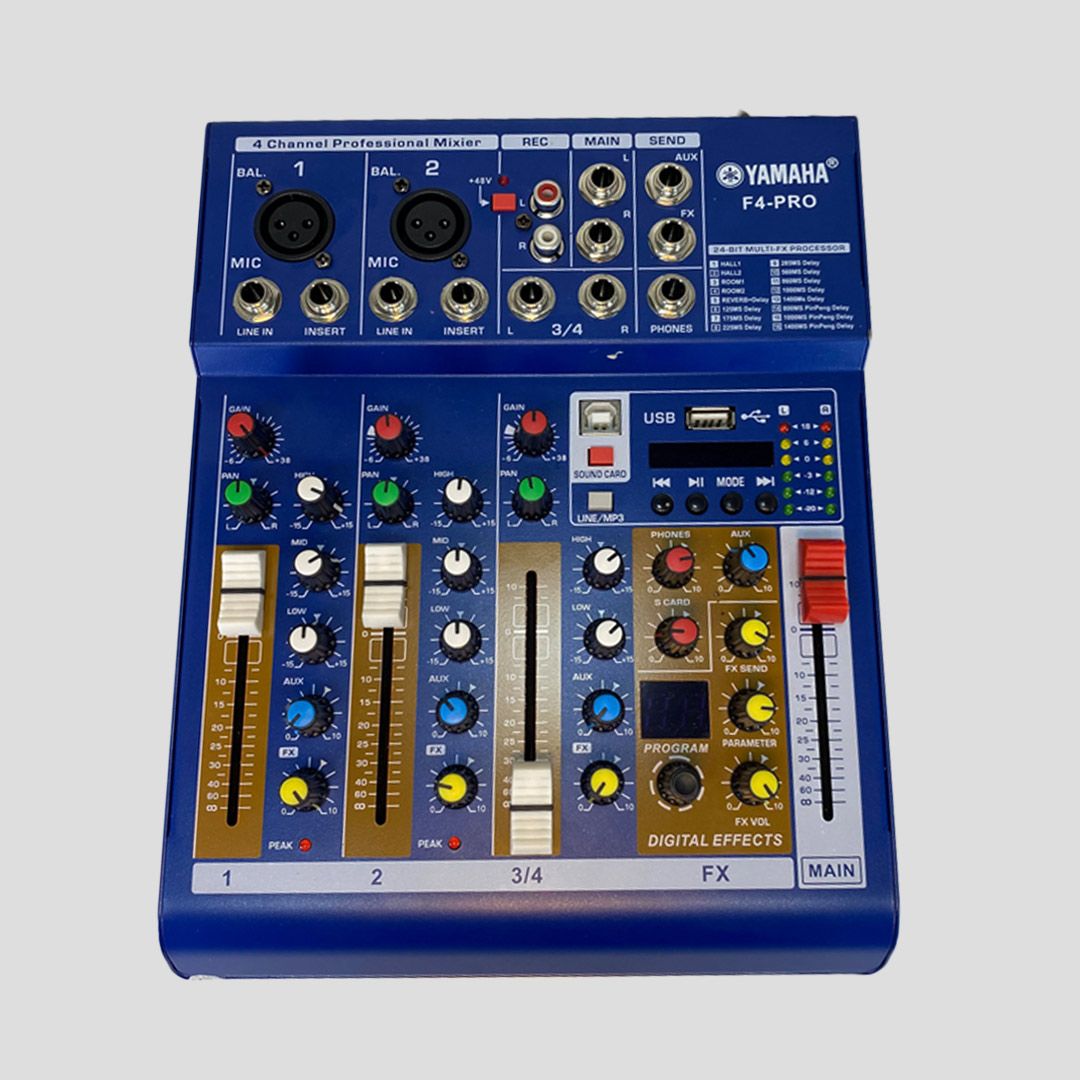 Mixer livestream karaoke F4 PRO