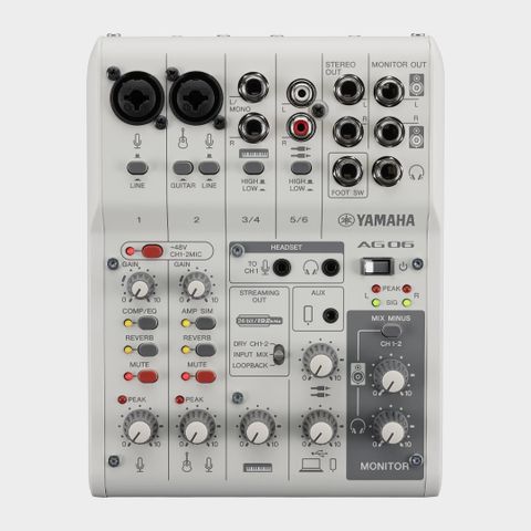 Mixer Yamaha AG06 MK2 - Bàn trộn âm thanh all in one