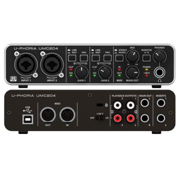 Sound Card Behringer UMC204HD - Sound card thu âm