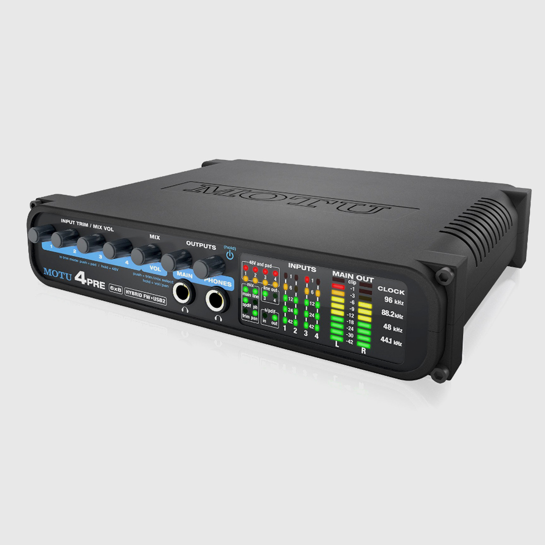 Sound card motu motu 4pre usb firewire sound card thu m