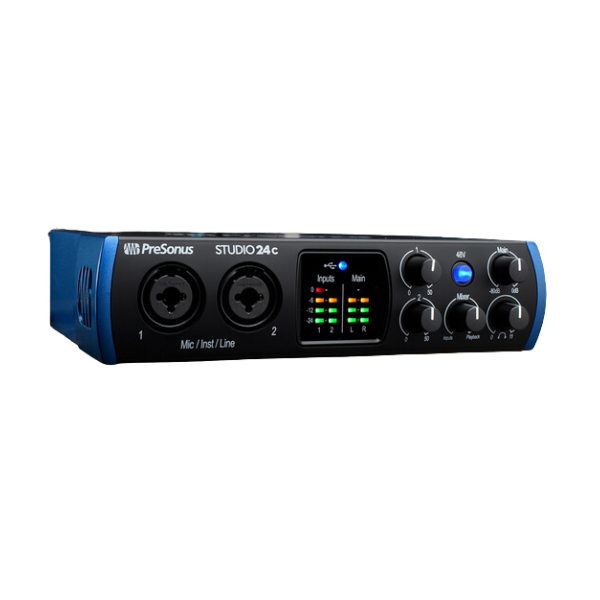 Sound card PreSonus Studio 24C - Sound card thu âm