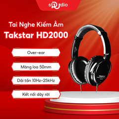 Tai nghe kiểm âm Takstar HD2000, Headphone Studio