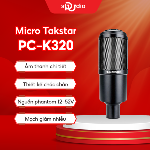 Microphone Takstar PC-K320 - Micro thu âm hát livestream