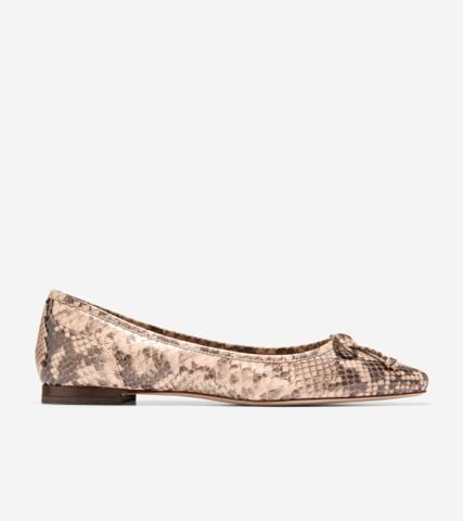 CHLEA BALLET FLATS - BEIGE / 5.5 / MEDIUM
