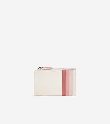 CARD CASE W/ZIP - BIRCH