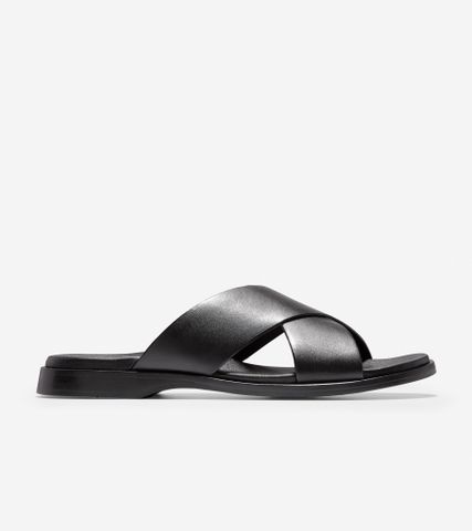 GOLDWYN 2.0 CRISSCROSS SANDAL - BLACK / 7 / Medium