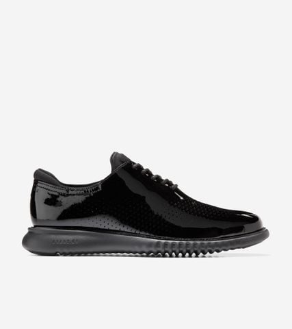 2.ZERØGRAND LASER WINGTIP OXFORD LINE - BLACK / 7 / WIDE