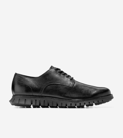 ZERØGRAND REMASTERED PLAIN TOE OXFORD - BLACK / 7 / WIDE