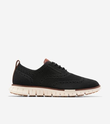 ZERØGRAND REMASTERED STITCHLITE WINGTIP - BLACK / 7 / WIDE