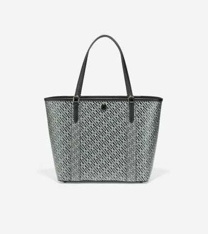 CH MONOGRAM SMALL TOTE - BLACK