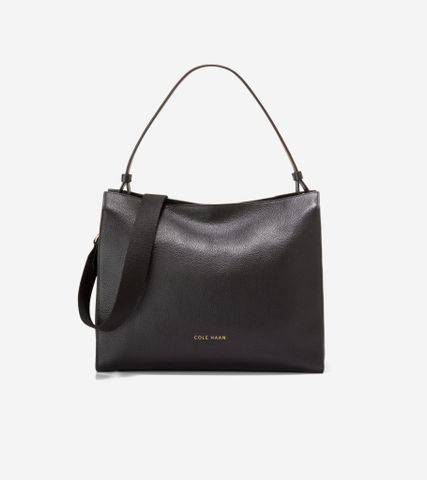 Carryall Shoulder Bag - BLACK