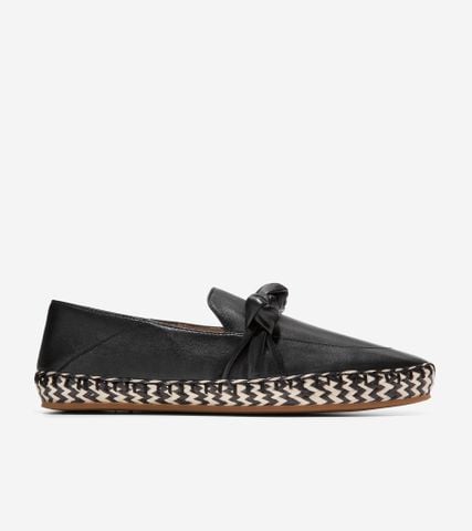 CLOUD RESORT ESPADRILLE LOAFER - BLACK / 5 / WIDE