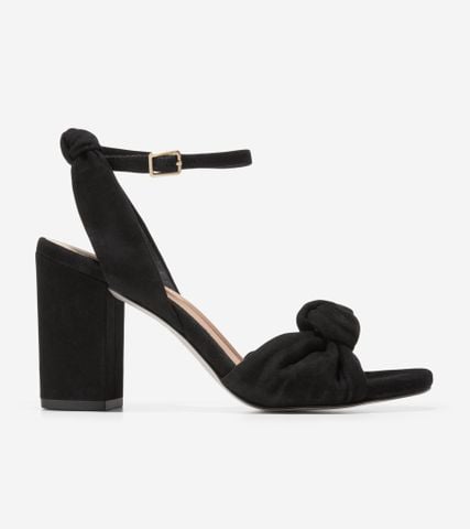 KAYCEE KNOTTED SANDAL 75MM - BLACK / 5 / MEDIUM