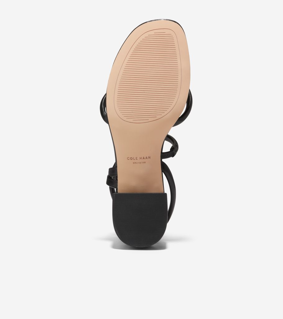 calli thong blk heel sandal 40mm
