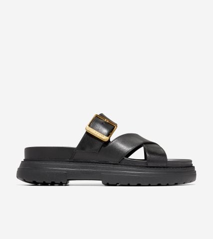 FRAYA SLIDE SANDAL - BLACK / 5.5 / MEDIUM