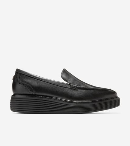 ØRIGINALGRAND PLATFORM VENETIAN LOAFER - BLACK / 5 / WIDE