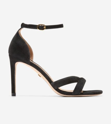 CHRISTENA HEELED SANDALS - BLACK / 5.5 / MEDIUM
